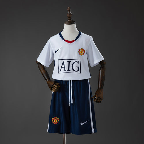 Manchester United 08-09 Away (League Edition) Retro Kids Kit