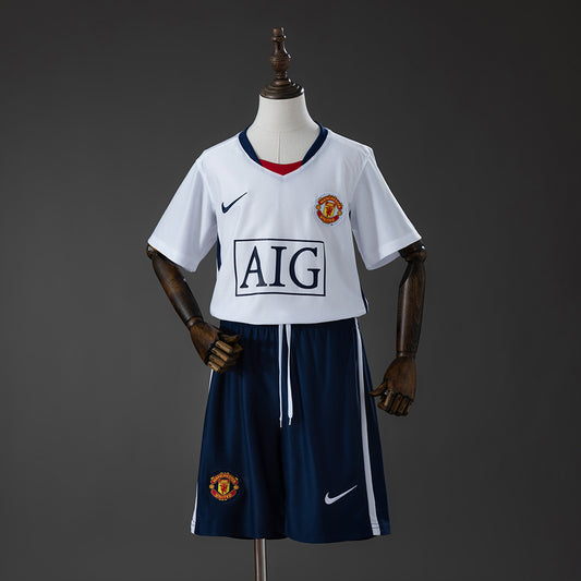 Manchester United 08-09 Away (League Edition) Retro Kids Kit