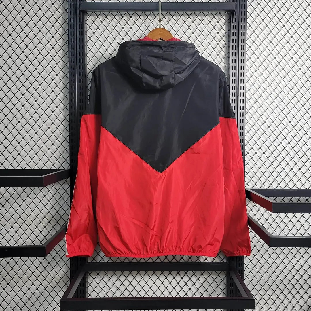 2023/2024 Flamengo Windbreaker(Red-Black)Football Shirt