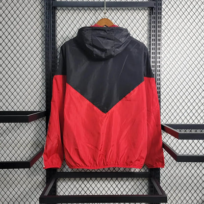 2023/2024 Flamengo Windbreaker(Red-Black)Football Shirt