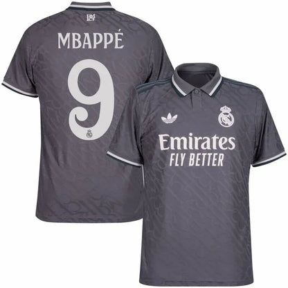 Real Madrid Third Mbappé 9 Shirt 2024-2025 Size：S-4XL