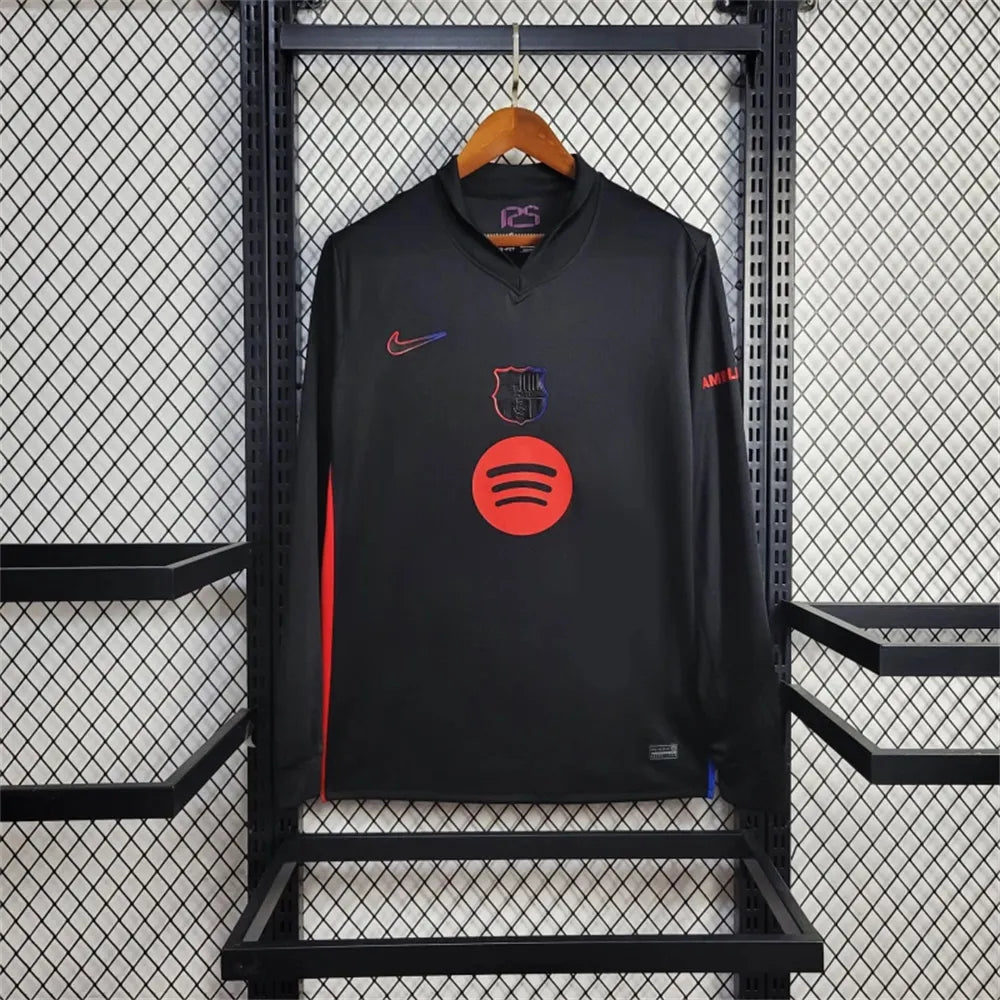 Barcelona Away Long Sleeve Jersey 2024-25