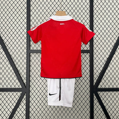 Manchester United 10-11 Home Retro Kid Kits Youth Apparels Jersey