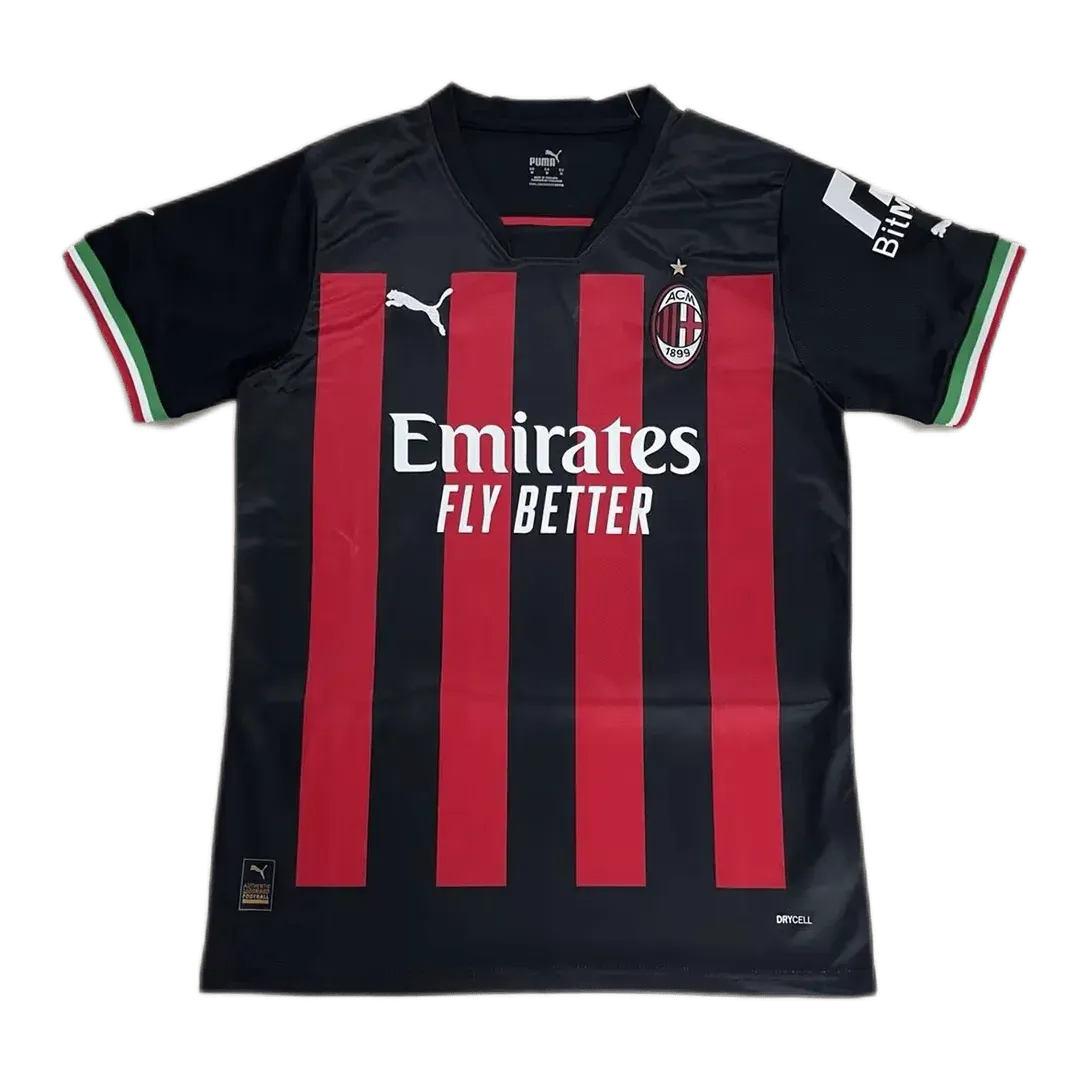 22-23 AC Milan Soccer Jersey Home Replica