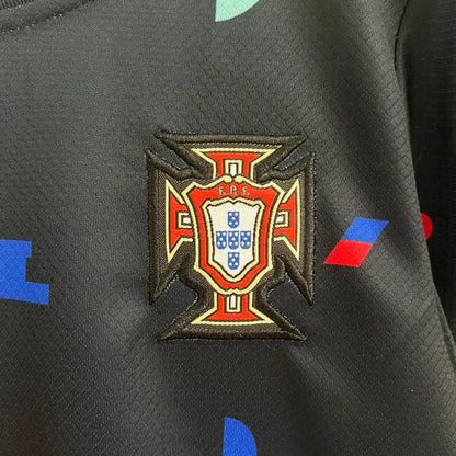 2024 Portugal Grey Training Kid Kits Youth Apparels Sport Jersey