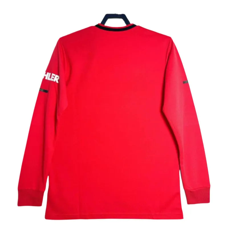 Retro Manchester United Home Long Sleeve Football Shirt 2019-2020