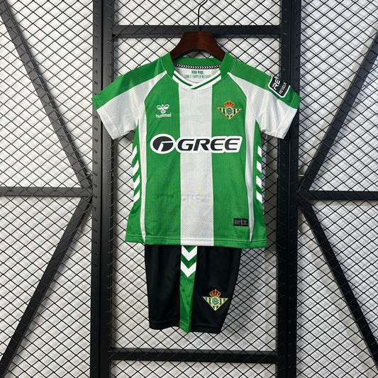 25-26 Kids Real Betis Home Jersey