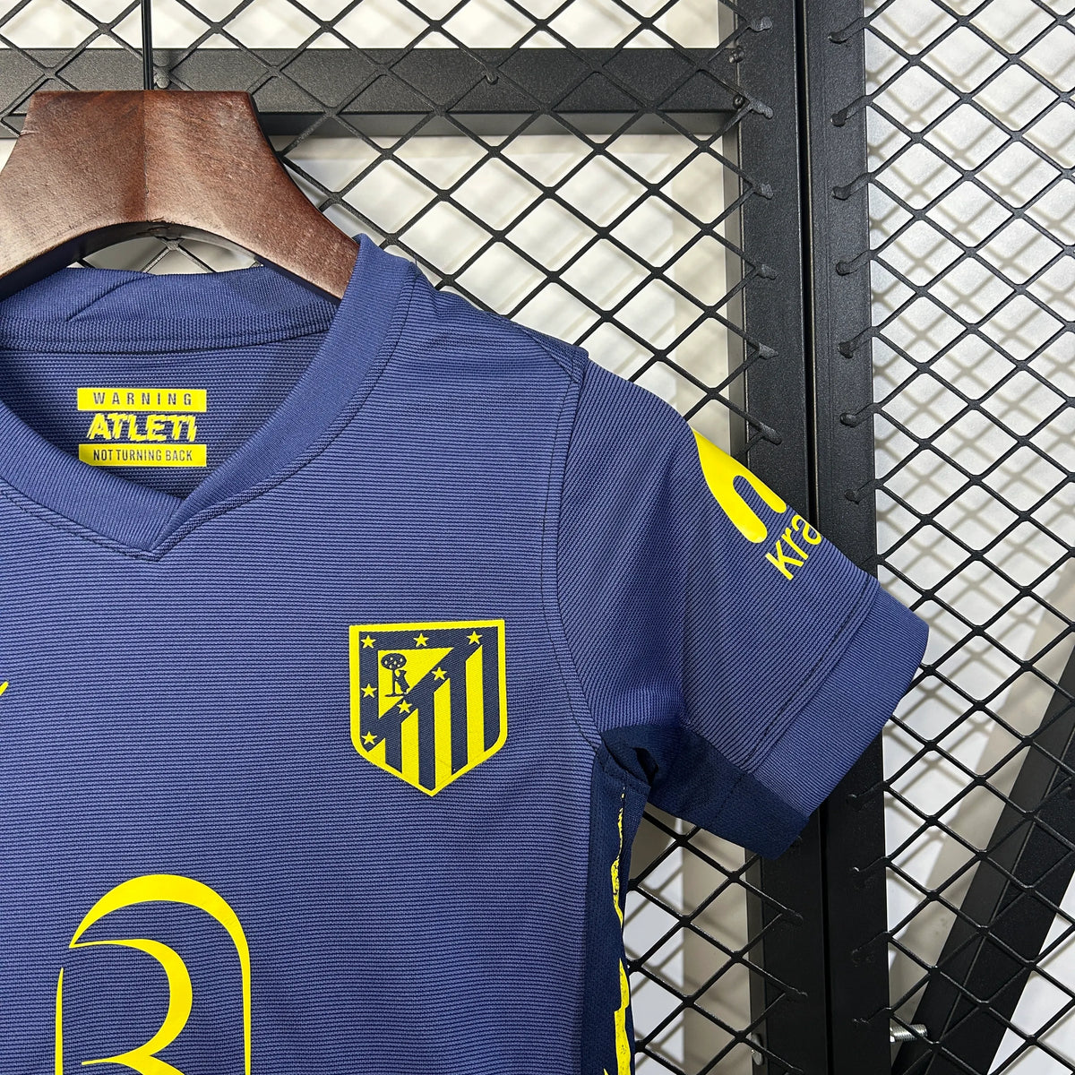 2025-26 Atletico Madrid Away Kids Kit