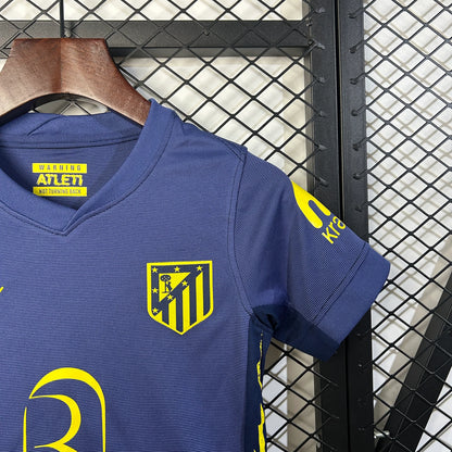 2025-26 Atletico Madrid Away Kids Kit
