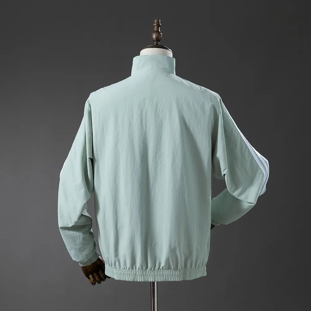 France Reversible Jacket Windbreaker - Blue & Mint Green
