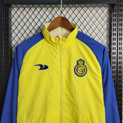 2022/2023 Al-Nassr Reversible Windbreaker (Yellow-Beige) Football Shirt