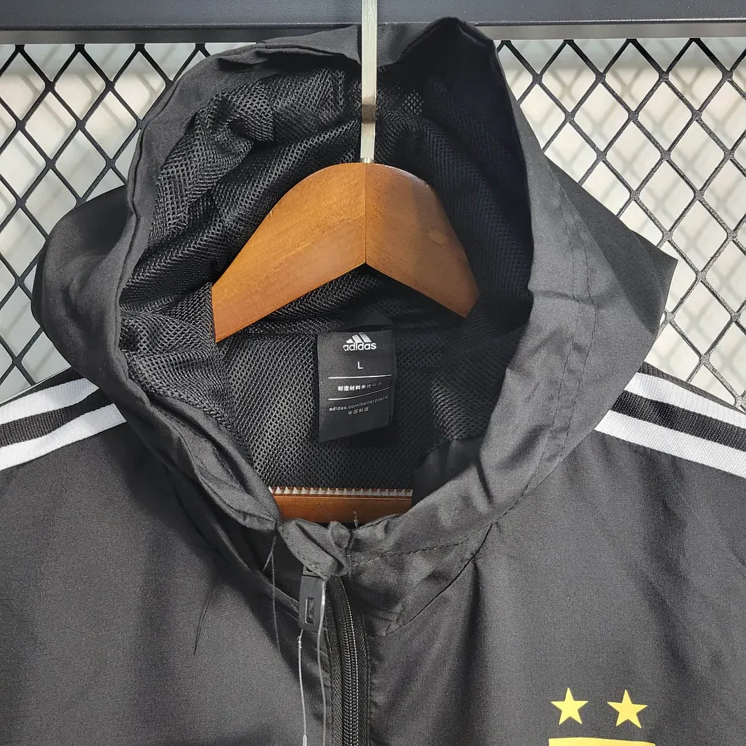 2023/2024 Argentina Windbreaker Black Football Shirt 1:1 Thai Quality