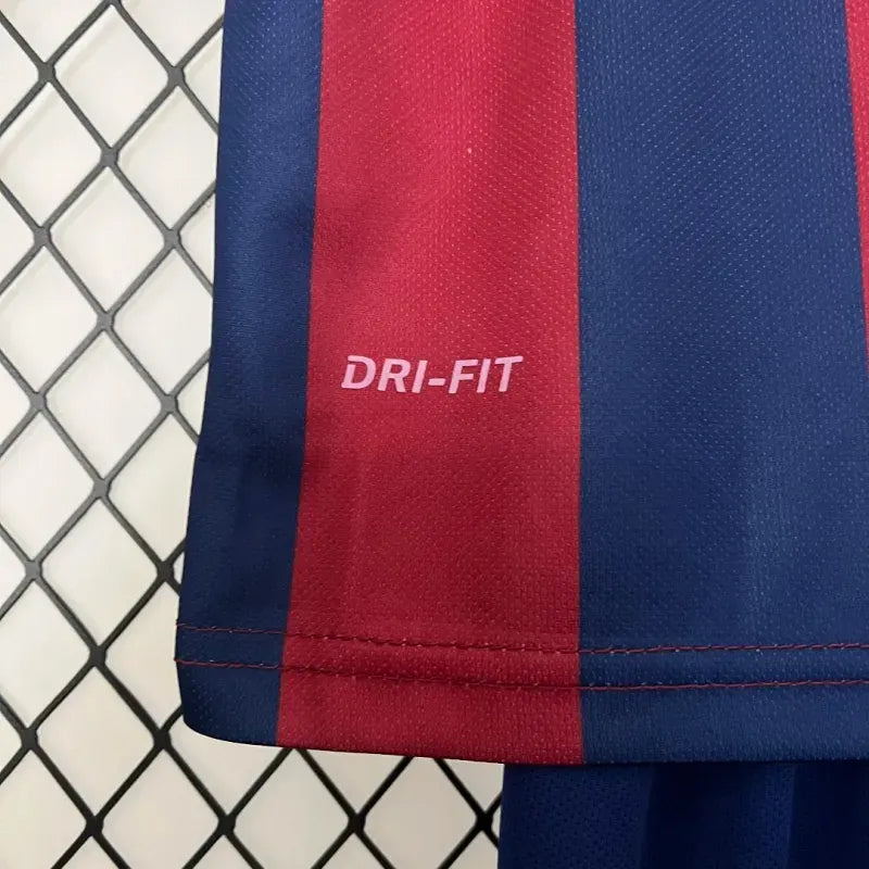 Barcelona Home 2014-15 Retro Kids Kits Jersey+Shorts