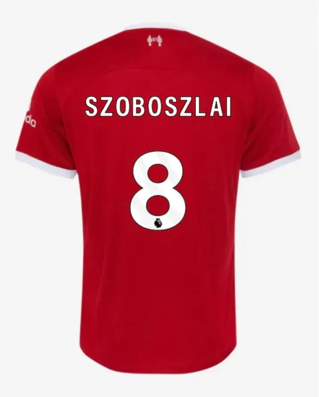 2023-24 M.SALAH #11 VIRGIL #4 SZBOSZLAI #8 MAC ALLISTER #10 Liverpool Home Jersey