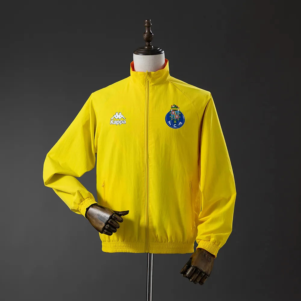 Porto Reversible Jacket Windbreaker - Orange & Yellow