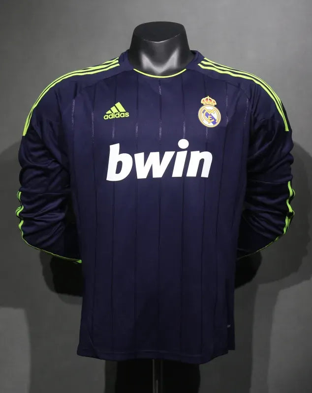Real Madrid Third Away Retro Jersey Long Sleeve Shirt 12-13