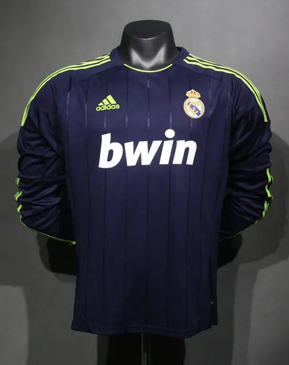 Real Madrid Third Away Retro Jersey Long Sleeve Shirt 12-13