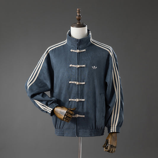 (Chinese New Year) Tang-style jacket - Gray