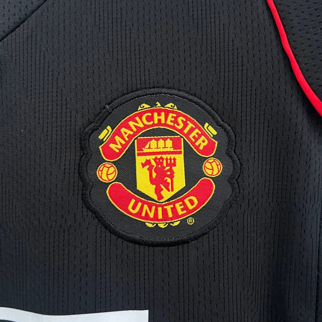 Manchester United 07-08 Away Retro Kids Kits Children Sets Football Jerseys