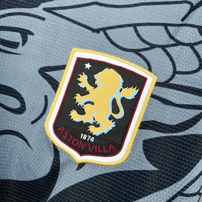 25-26 Aston Villa Black Jersey