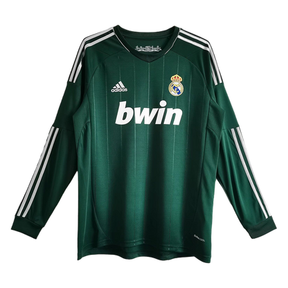 Real Madrid Retro Jersey Third Away Long Sleeve Soccer Shirt 2012-13
