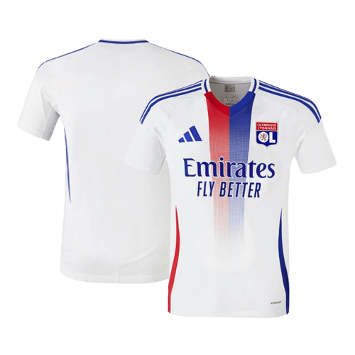 Olympique Lyonnais Soccer Jersey Home Custom Shirt 2024-25