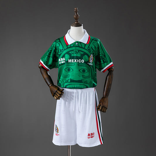 Mexico 1998 Home Retro Kids Kit