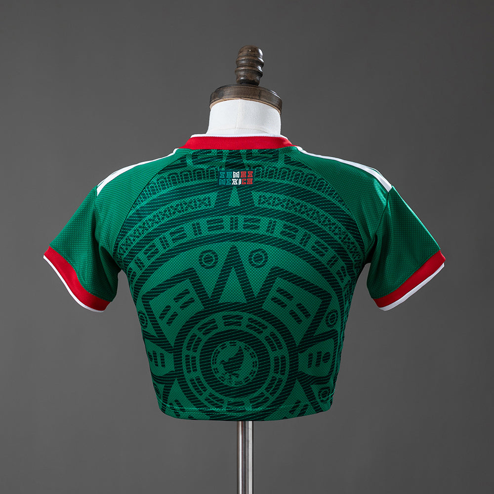 Mexico 2026 Home Women's Crop Top Style