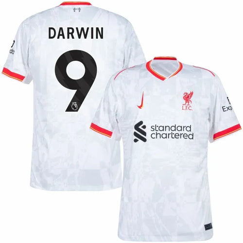 Liverpool Third Away Darwin 9 Shirt 2024-2025 (Premier League) Size: S-4XL