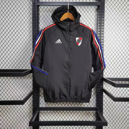 2024/2025 River Plate Windbreaker Black Football Shirt