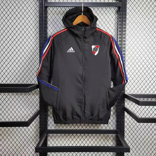 2024/2025 River Plate Windbreaker Black Football Shirt