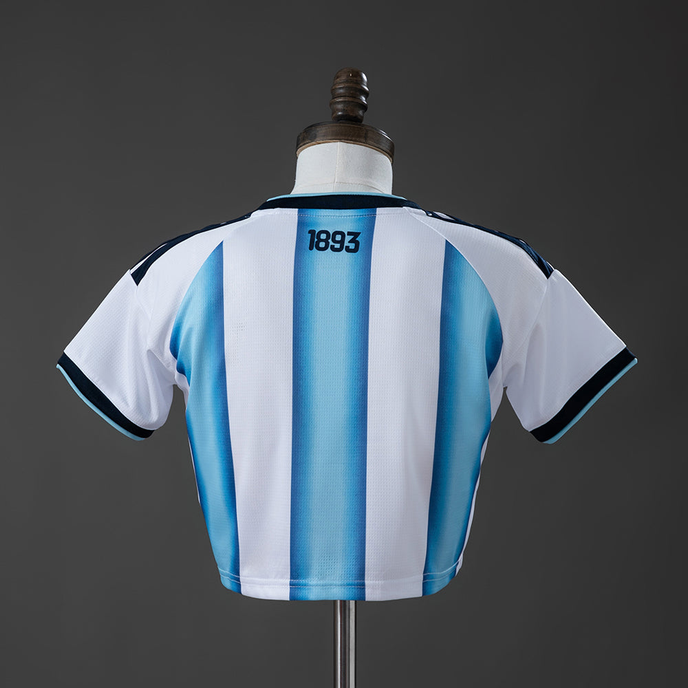 Argentina 2026 Home Women's Crop Top Style
