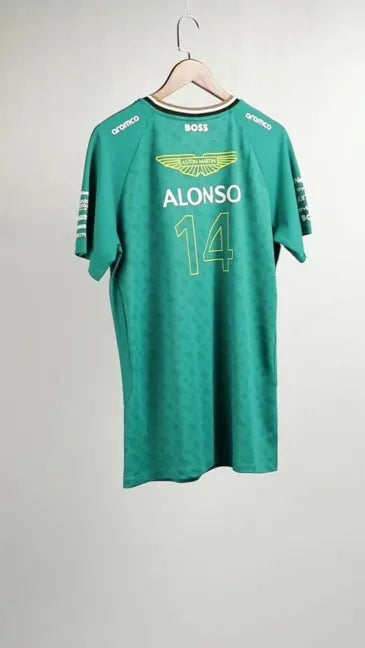 F1 2024 Aston Martin alonso green shirt