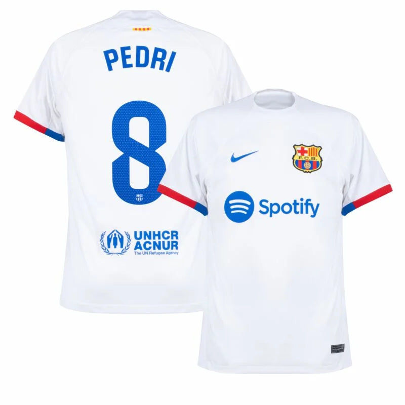 Barcelona Away Pedri 8 Shirt 2023-2024 (La Liga) S-XXL