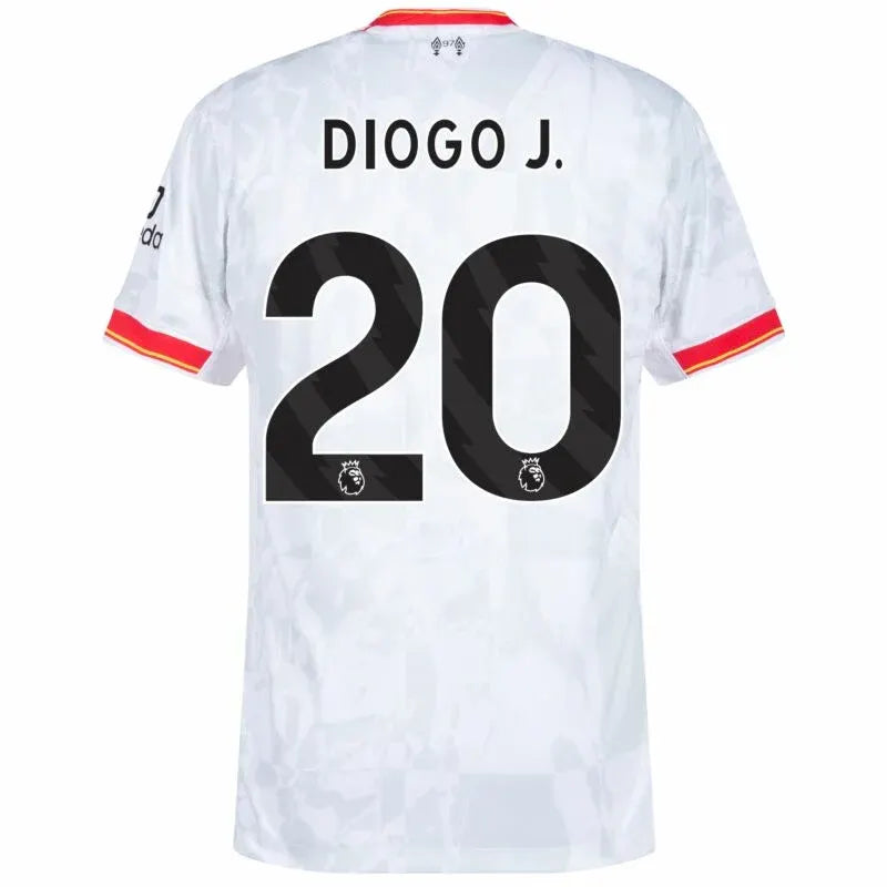 Liverpool Third Away Diogo J. 20 Shirt 2024-2025 (Premier League) Size：S-4XL