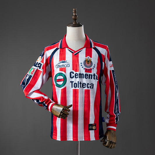 Guadalajara 99-00 Home Long-sleeved Retro Jersey