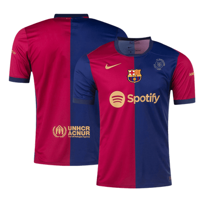 Barcelona Jersey Custom Soccer Jersey Home 2024-25 - 125th Anniversary