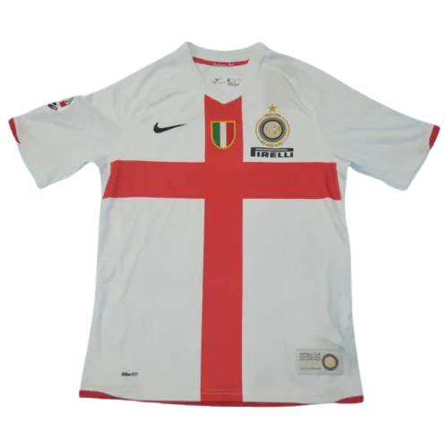 Inter Milan Figo #7 Retro 2007/08 Jersey 100th Anniversary Away