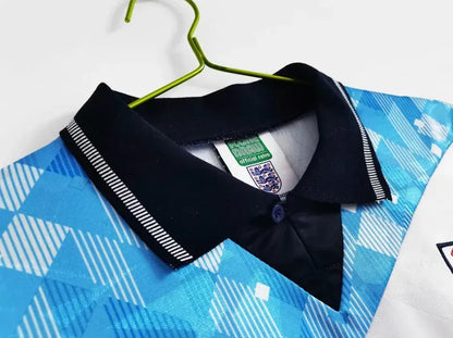 England 1990 Retro Soccer Jersey Mash-Up