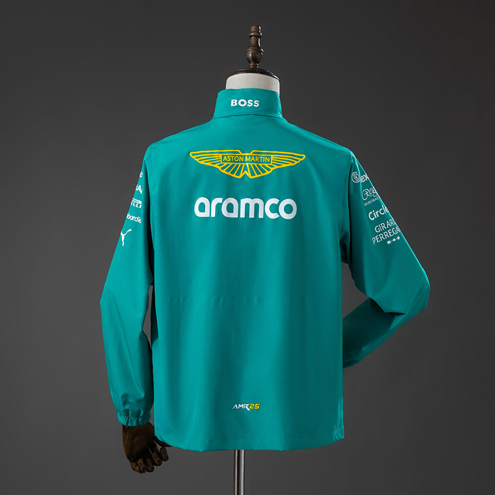 Aston Martin Aramco F1 2025 Windbreaker - Green