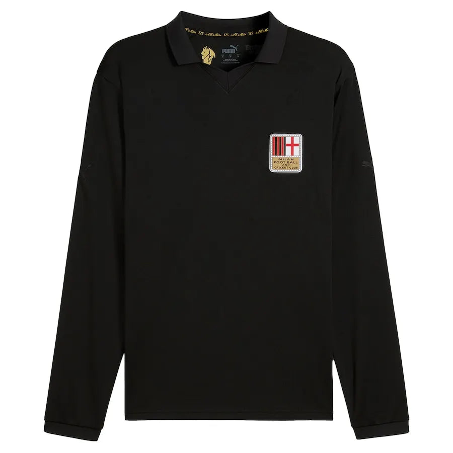 Puma AC Milan 125th Authentic Jersey 24-25 Black Long Sleeve
