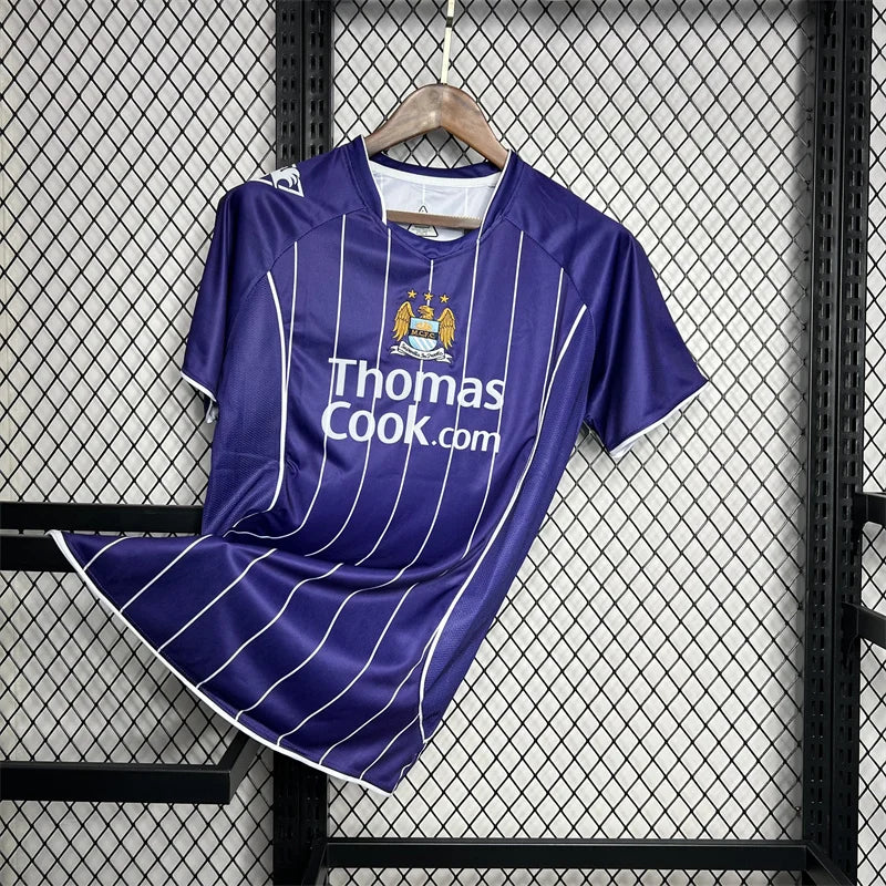 Retro Manchester City Away Football Shirt 2007/2008