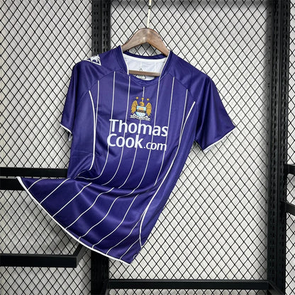 Retro Manchester City Away Football Shirt 2007/2008