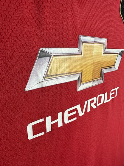 Retro Manchester United Home Long Sleeve Football Shirt 2019-2020