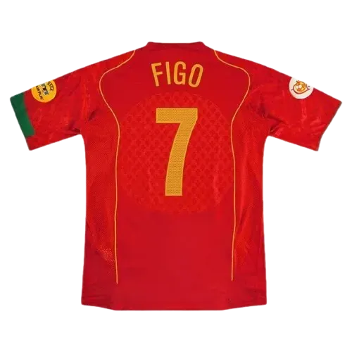 Portugal Euro Cup 2004 Retro Jersey Home