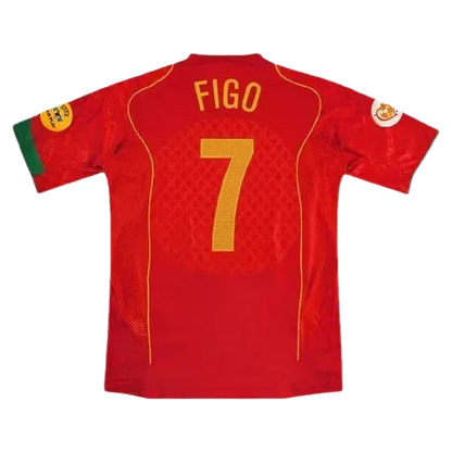 Portugal Euro Cup 2004 Retro Jersey Home