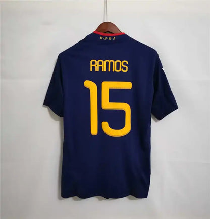 2010 Spain Nation Retro Jersey Away World Cup Final