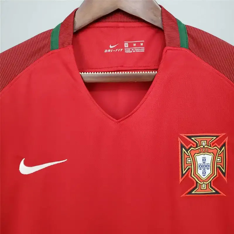 Portugal Euro Cup 2016 Retro Jersey Home