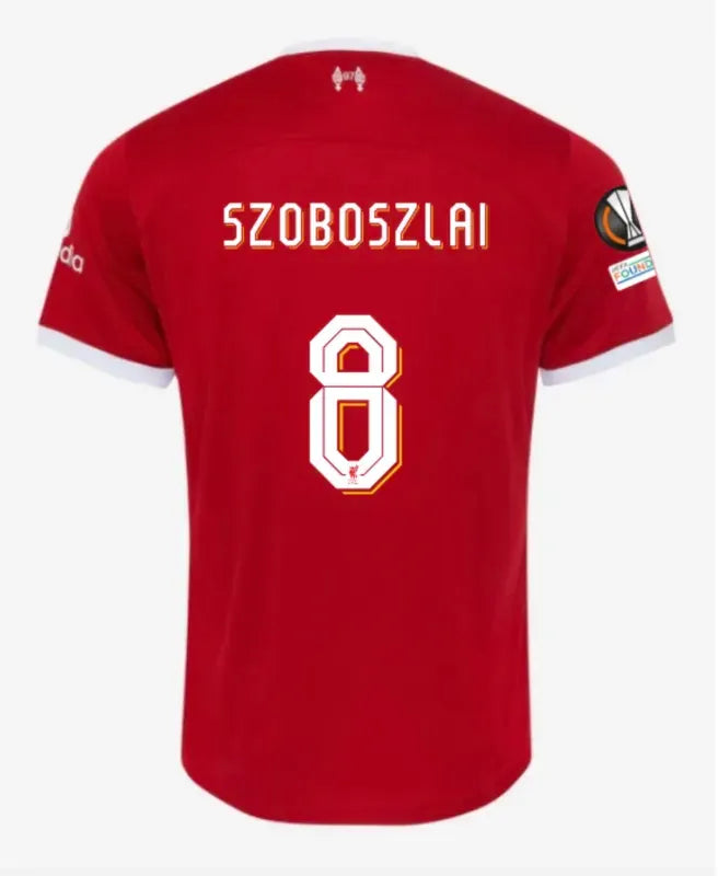 2023-24 M.SALAH #11 VIRGIL #4 SZBOSZLAI #8 MAC ALLISTER #10 Liverpool Home Jersey