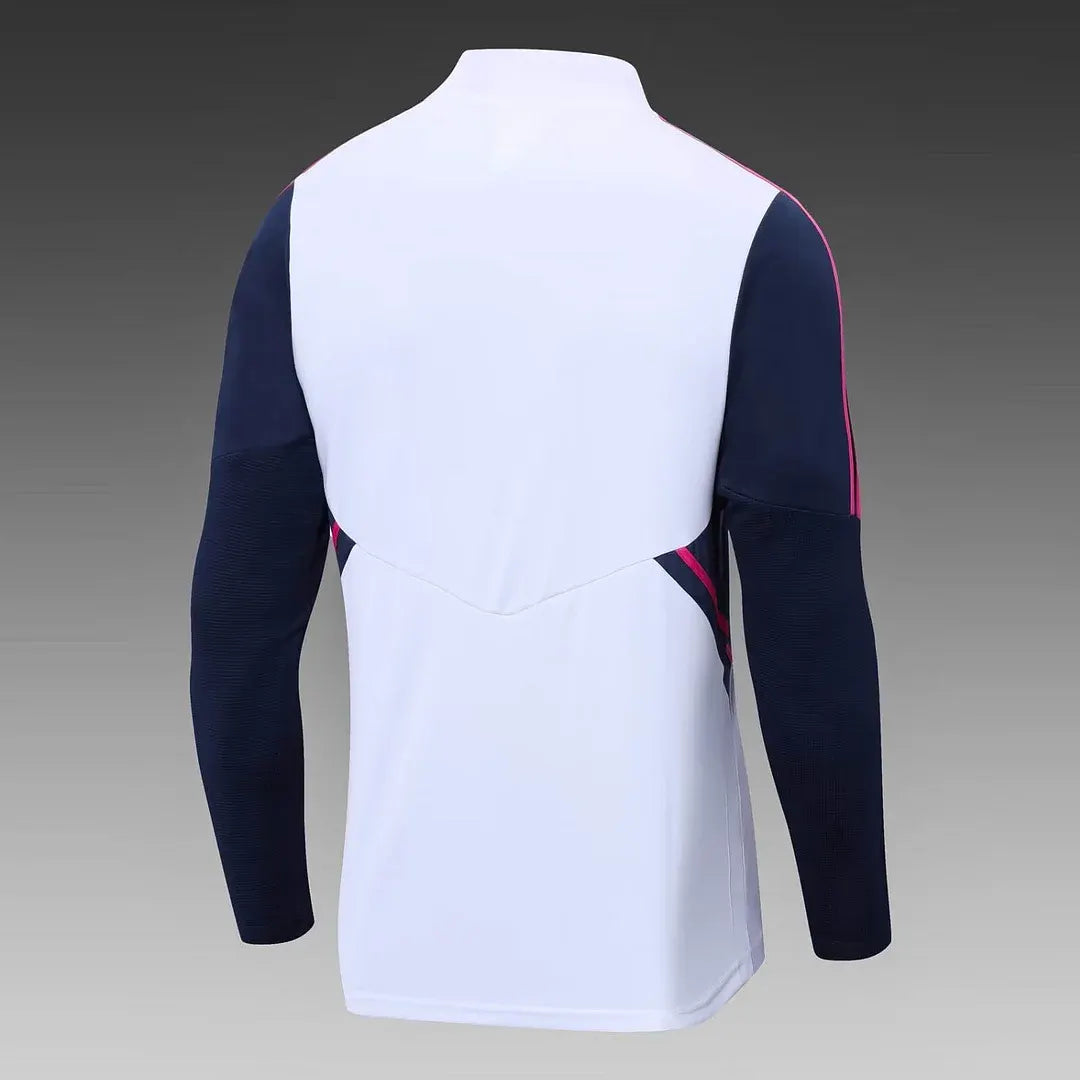 Arsenal Half-Pull Training Suit White Football Shirt 2022/2023